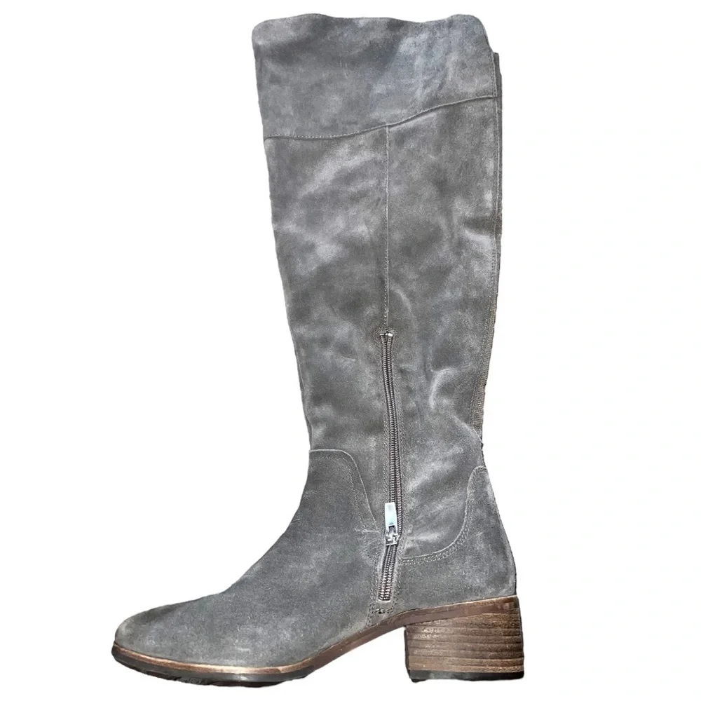 ▶️ Vince Camuto ◀️ Kochelda Suede Over the Knee Boots. Gray. Size 9.5